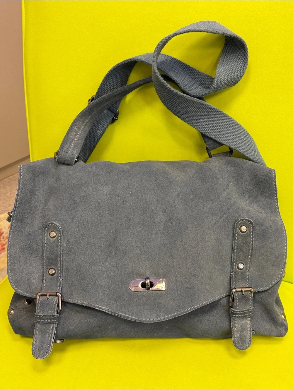 Free People Mojave Suede Messenger Bag